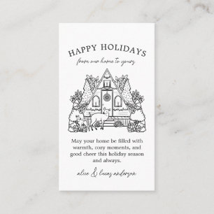 Carte De Visite Holiday Deer Home do-it-yourself Christmas Cadeau