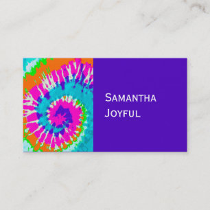 Carte De Visite holiES - Power Spiral Batik Style