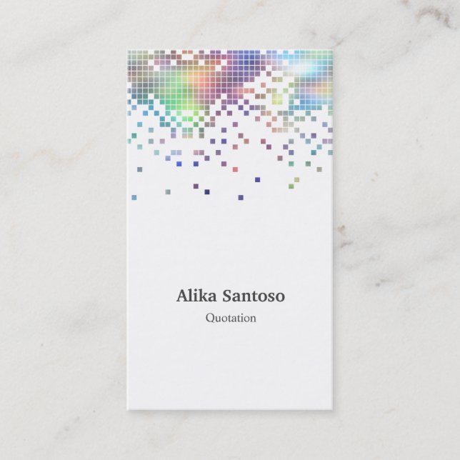 Carte de visite Hologramme (Devant)