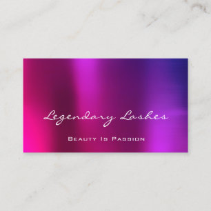 Carte De Visite Holographe professionnel de maquillage Pink Berry