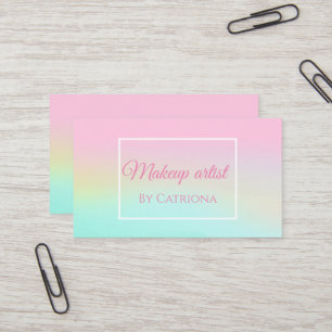 Carte De Visite Holographie Unicorn