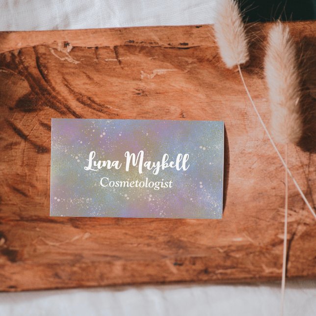 Carte de visite holographique Rainbow (Créateur téléchargé)