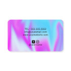 Holographique Unicorn Drives Beauté Salon Rose Ble
