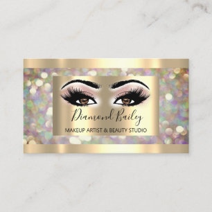 Carte De Visite Holos de maquillage professionnel Holos Brown yeux