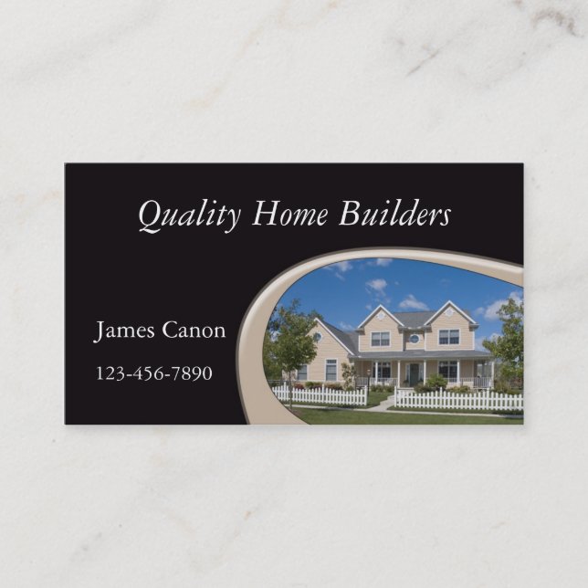 Carte De Visite Home Builder (Devant)