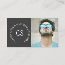 Hommes coiffeuses photo DO-IT-YOURSELF lunettes de