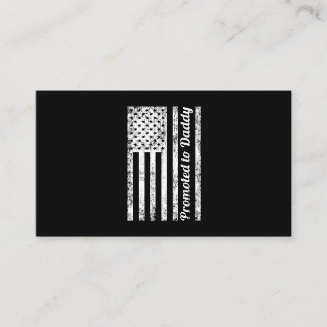 Carte De Visite Hommes promus à papa : Distressed American (USA) (Devant)