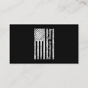 Carte De Visite Hommes promus à papa : Distressed American (USA)