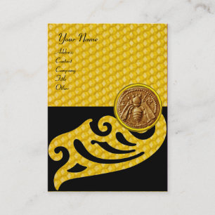 CARTE DE VISITE HONEY BEE, BEEKEEPER APIARIST