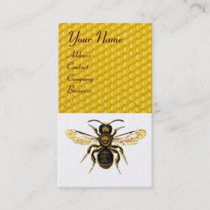 Carte De Visite HONEY BEE, BEEKEEPER /apiculture fournitures