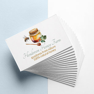 Carte De Visite Honeybee Wreath Business