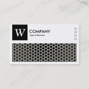 Carte De Visite Honeycomb Warm - Logo et écran v2 - Noir