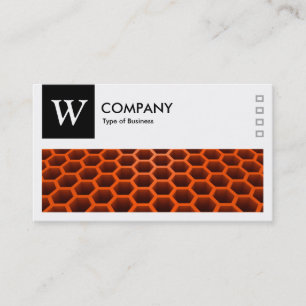 Carte De Visite Honeypeb Orange - Logo et Panneau v2 - Noir