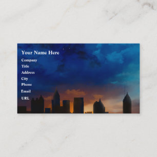 CARTE DE VISITE HORIZON D'ATLANTA LA GÉORGIE