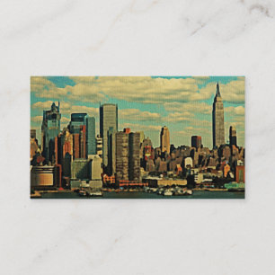 Carte De Visite Horizon vintage de New York City