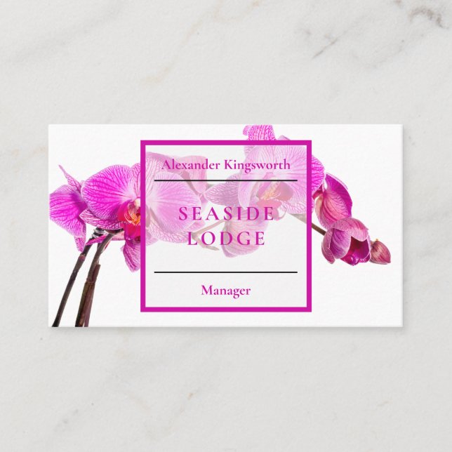 Carte De Visite Hotel Wellness et Spa accessoire voyage (Devant)