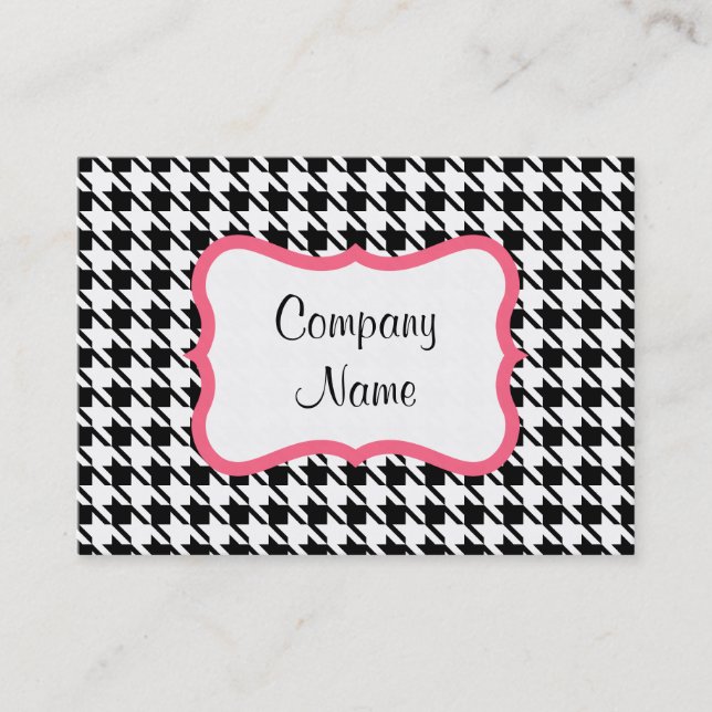 Carte de visite Houndstooth (Devant)