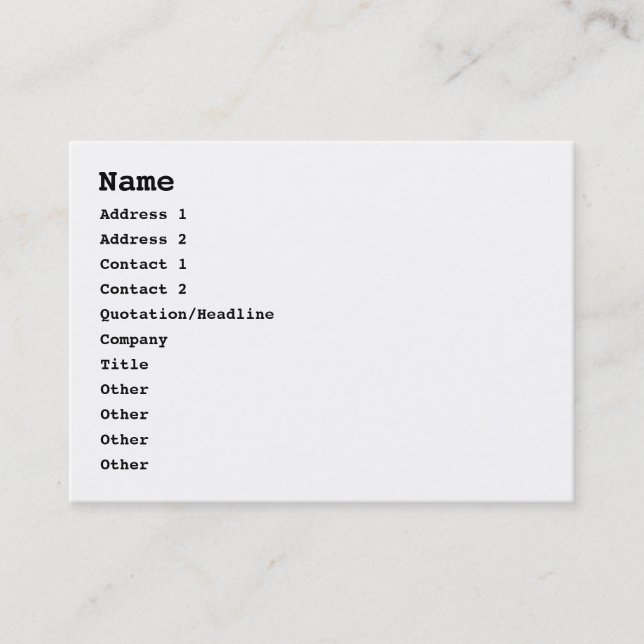 Carte De Visite http://ster / code html (Devant)