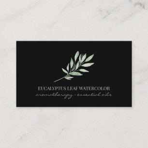 Carte De Visite Huile Essentielle de Fleur de Feuille d'Eucalyptus