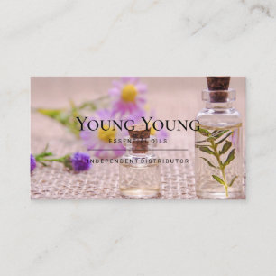 Carte De Visite Huiles Essentielles de Santé Aromathérapie