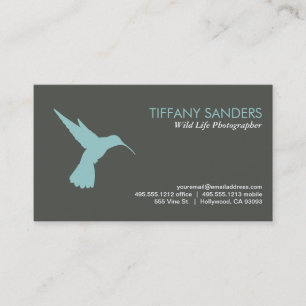 Carte De Visite Humming Bird