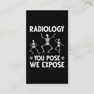 Carte De Visite Humour de Dancing Skeletons