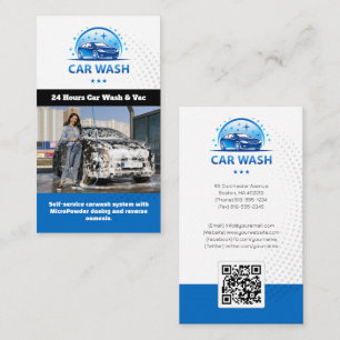 Carte De Visite Hydro Car Wash Services   Professionnel