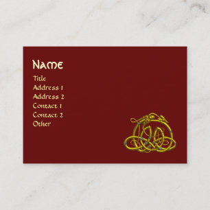 Carte De Visite HYPER DRAGON, rouge