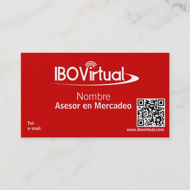 Carte De Visite IBOVirtual (Devant)