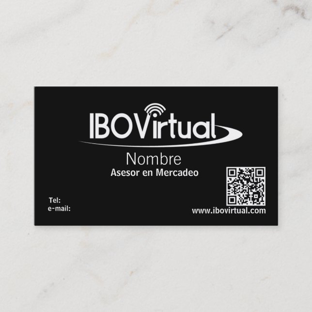 Carte De Visite IBOVirtual (Devant)