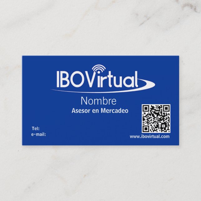 Carte De Visite IBOVirtual (Devant)