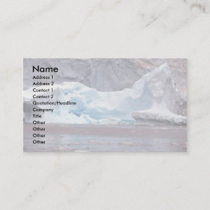 Carte De Visite Icebergs, Antarctique