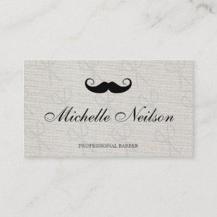 Carte De Visite Icône Barber Mustache