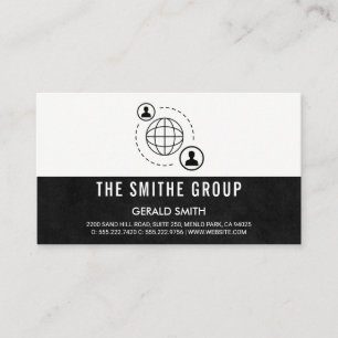 Carte De Visite Icône Communication réseau