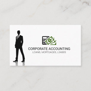 Carte De Visite Icône Comptabilité