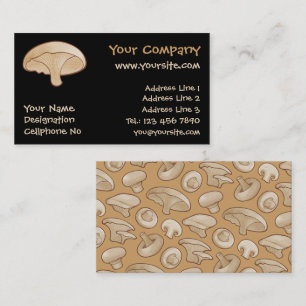 Carte De Visite Icône de champignons