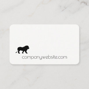 Carte De Visite Icône de lion / Finance
