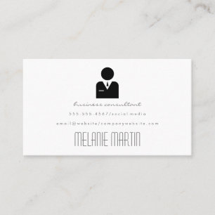 Carte De Visite Icône d'entreprise