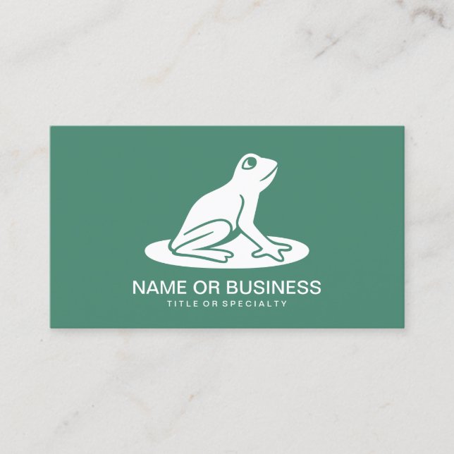 Carte De Visite icône grenouille (Devant)