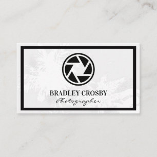 Carte De Visite Icône Lens de la caméra   Arrière - plan des arbre