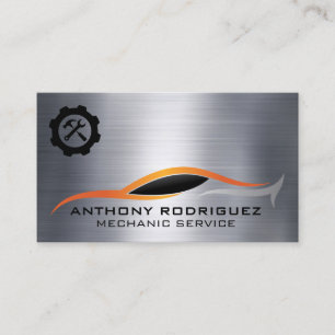 Carte De Visite Icône Marteau de clé   Illustration de voiture de 