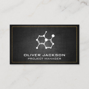 Carte De Visite Icône Molecule   Scientifique