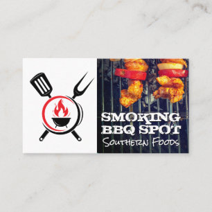 Carte De Visite Icône Outils barbecue   Barbecue