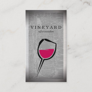 Carte De Visite Icône Verre Vin