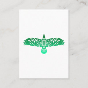 Carte De Visite Idée celtique de cadeau de Raven de symbole
