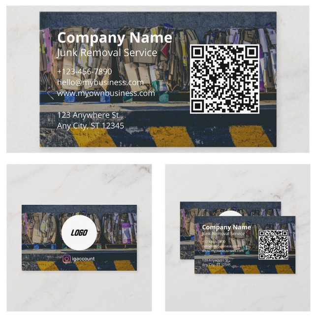 Carte De Visite Idées de suppression de junk (Junk Removal Ideas Business Card
)