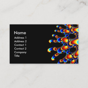 Carte De Visite Il - art de fractale de Mandelbrot