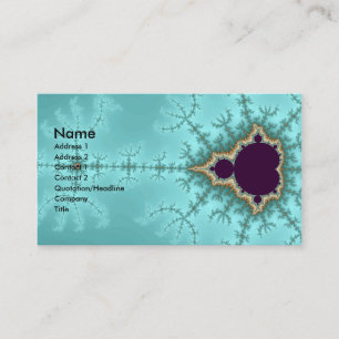 Carte De Visite Il écarte - fractale