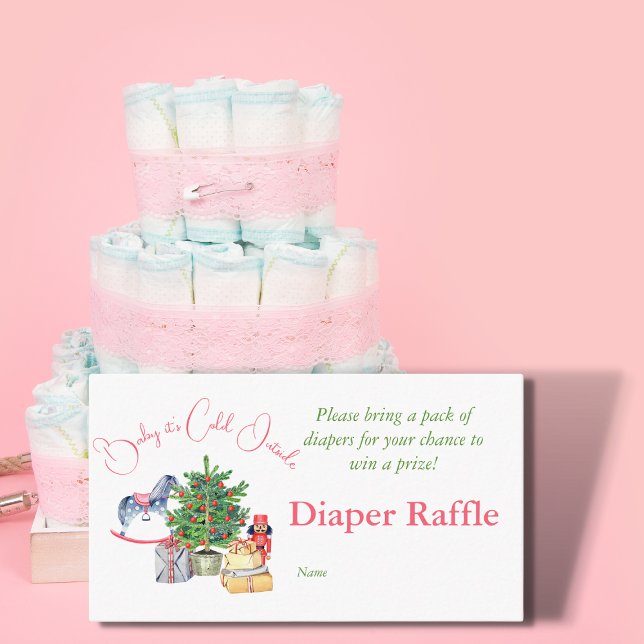 Carte De Visite Il fait froid à l'extérieur du Baby shower d'hiver (Créateur téléchargé)