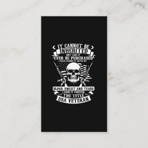 Carte De Visite il ne peut pas être hérité et ne peut jamais ê